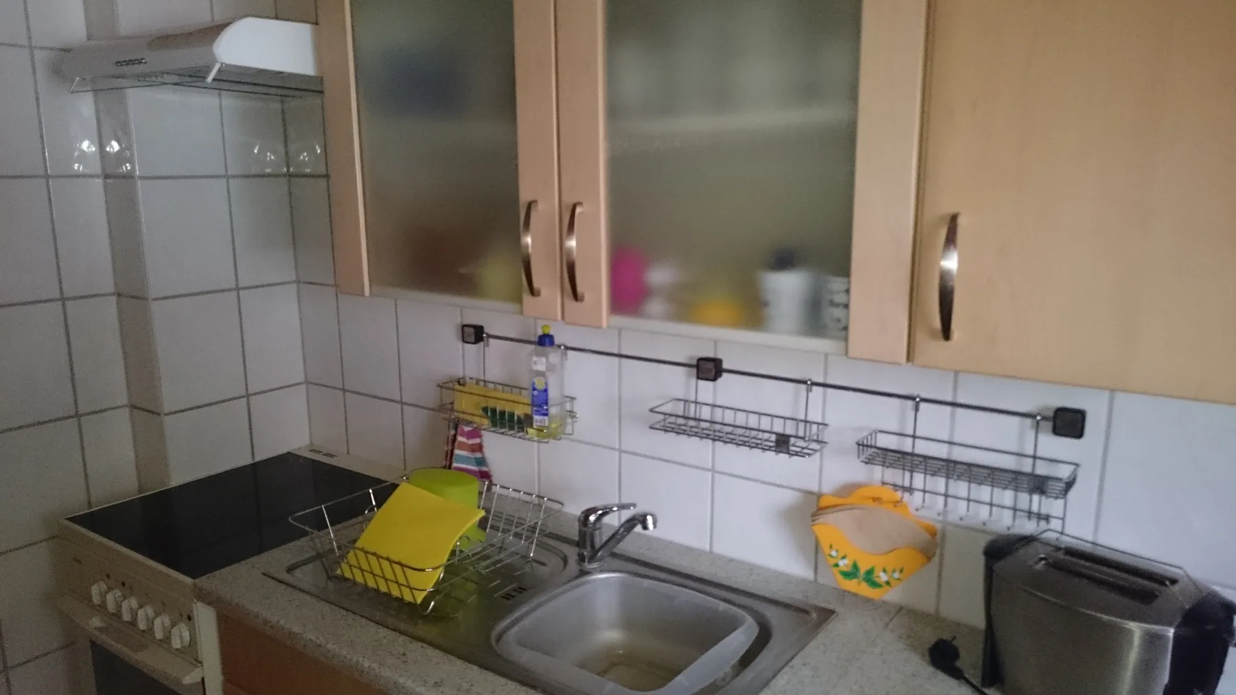 Küche einer Ferienwohnung auf Hiddensee