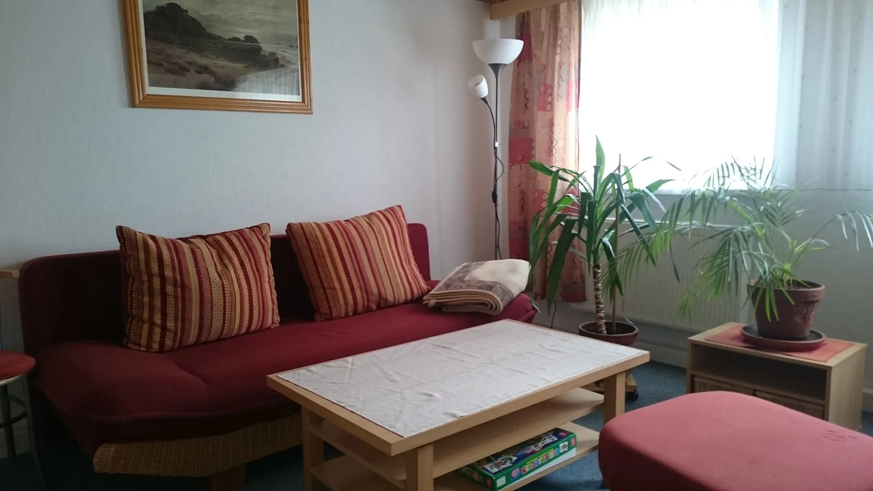 Wohnbereich einer Ferienwohnung auf Hiddensee