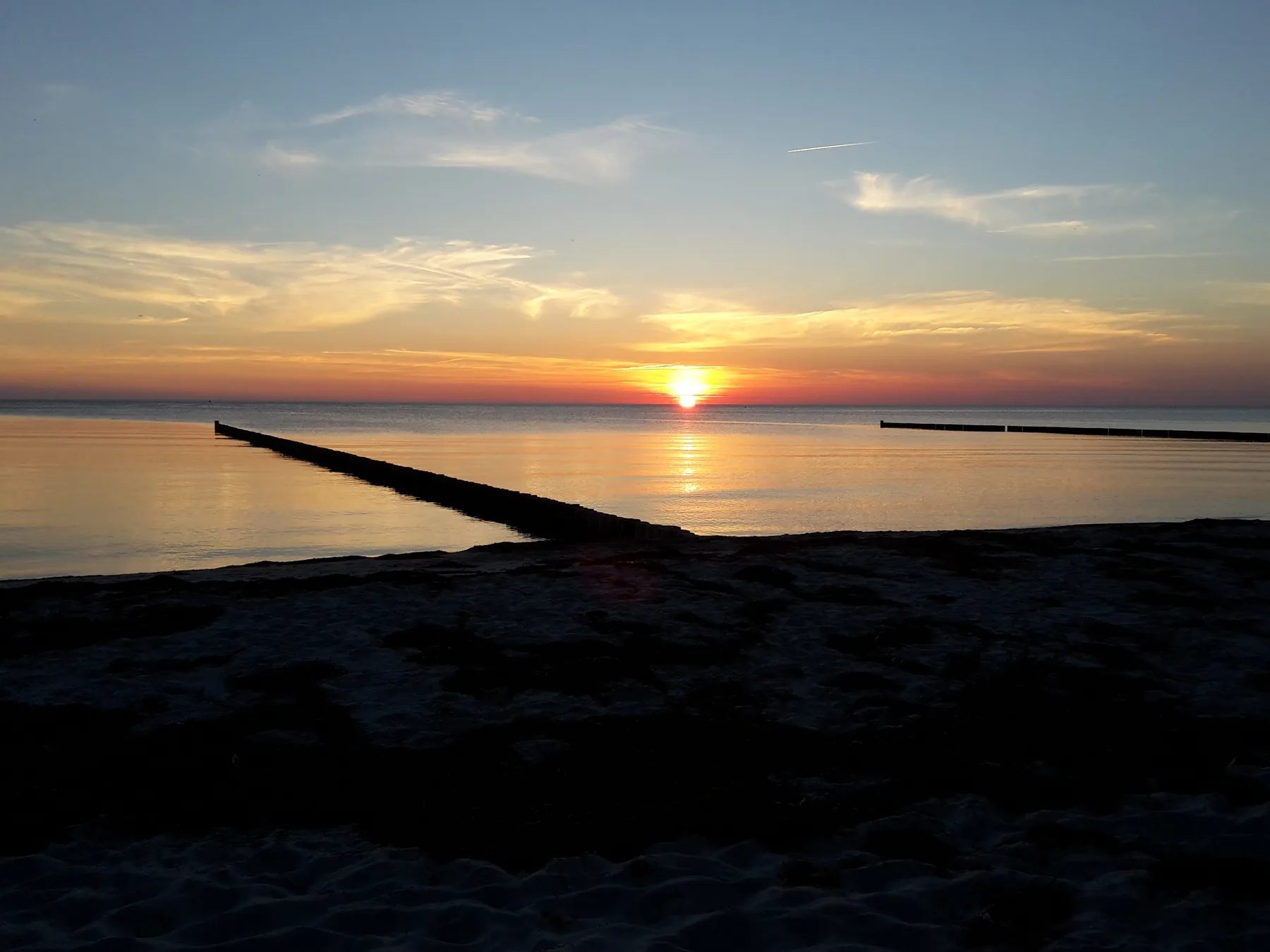 Sonnenuntergang an der Ostsee bei Hiddensee