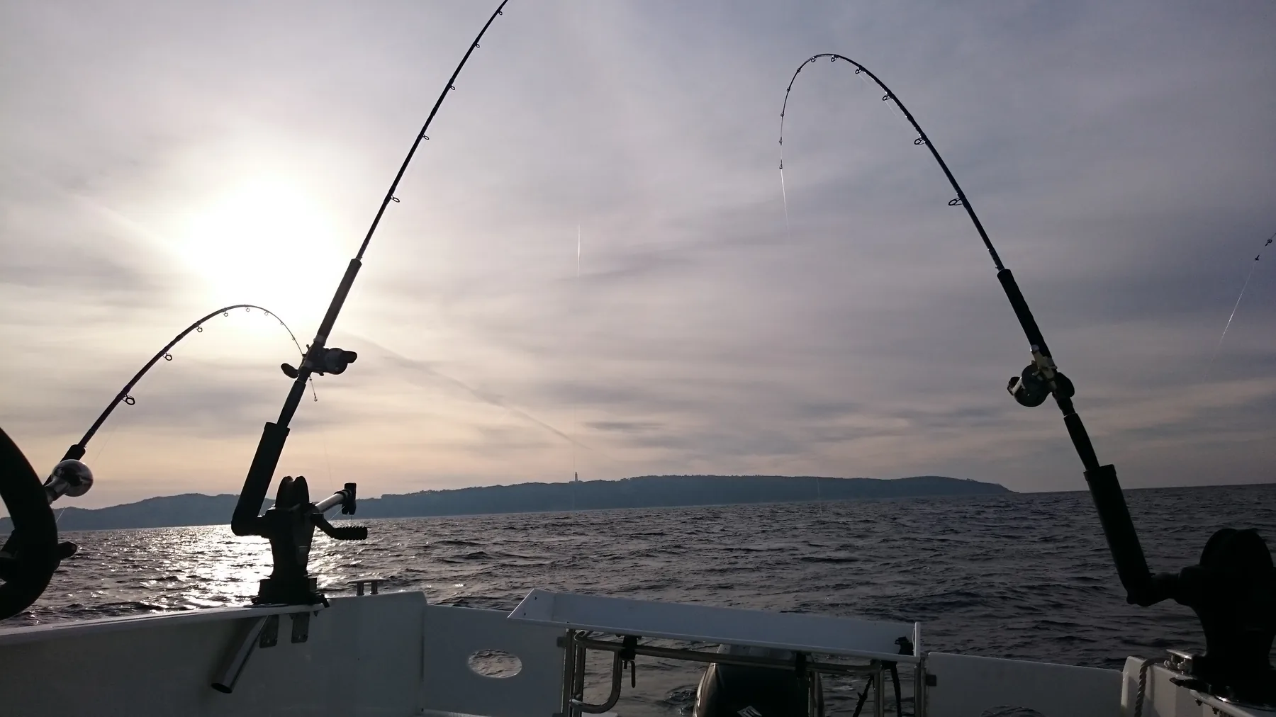 Trollingruten auf der Ostsee