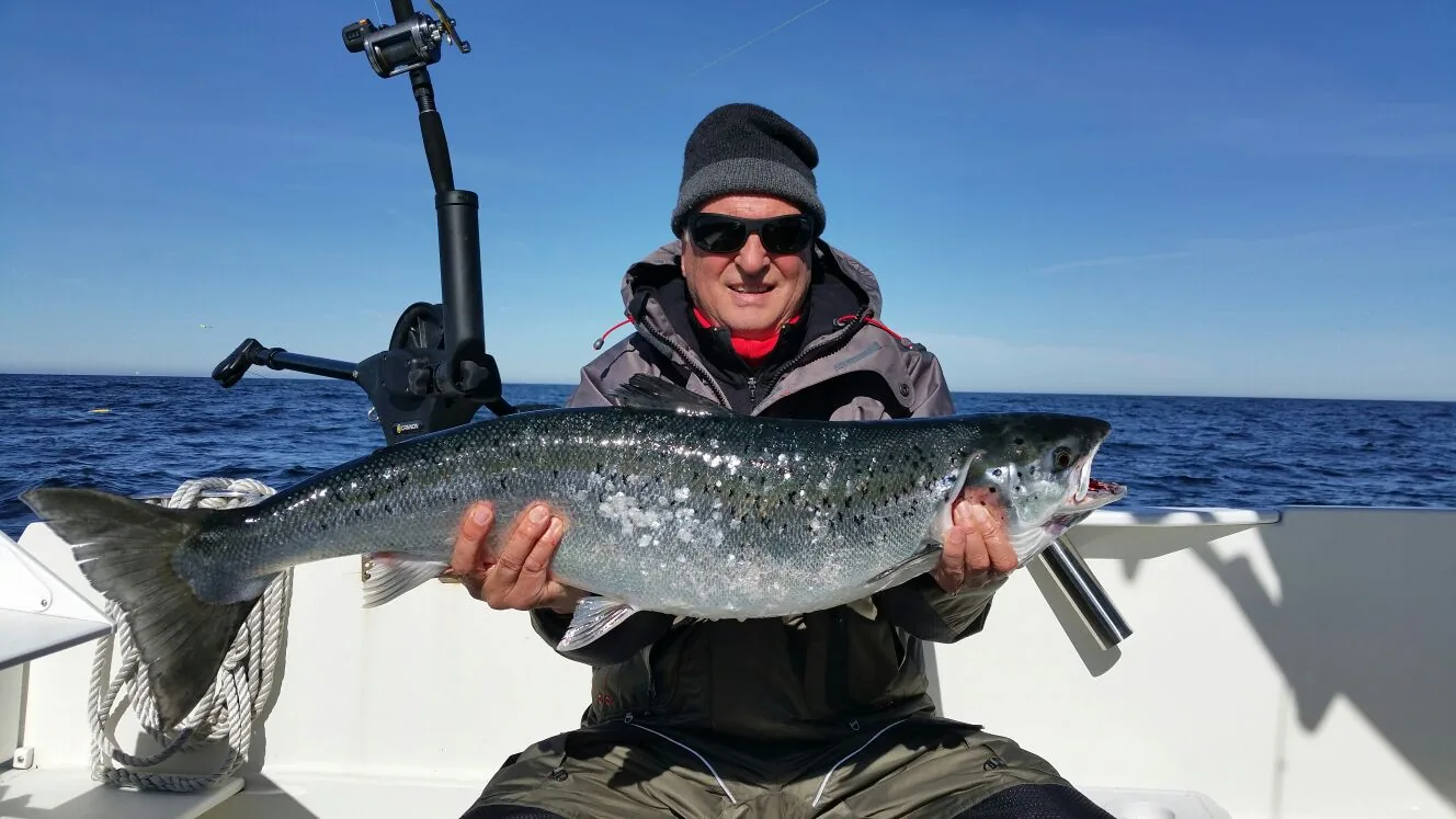 Fang beim Trolling auf der Ostsee